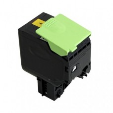 Compatible Lexmark (80C1HY0) Yellow Toner Cartridge (up to 3,000 pages)